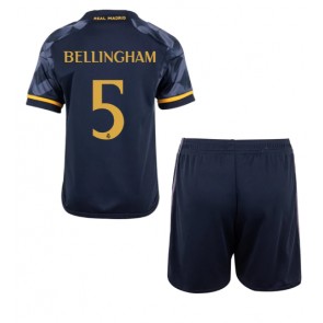Real Madrid Jude Bellingham #5 Dětské Venkovní dres komplet 2023-24 Krátký Rukáv (+ trenýrky)